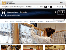 Tablet Screenshot of boone.kyschools.us