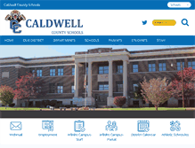 Tablet Screenshot of caldwell.kyschools.us