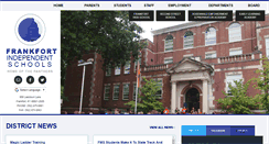 Desktop Screenshot of frankfort.kyschools.us