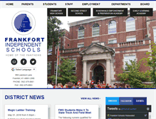 Tablet Screenshot of frankfort.kyschools.us