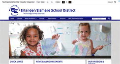 Desktop Screenshot of erlanger.kyschools.us