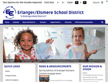 Tablet Screenshot of erlanger.kyschools.us