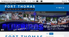 Desktop Screenshot of fortthomas.kyschools.us