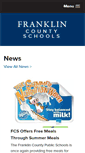 Mobile Screenshot of franklin.kyschools.us