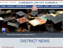 Tablet Screenshot of anderson.kyschools.us