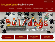 Tablet Screenshot of mclean.kyschools.us