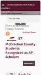 Mobile Screenshot of mccracken.kyschools.us