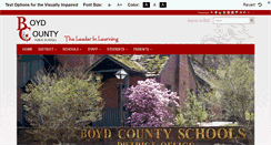 Desktop Screenshot of boyd.kyschools.us