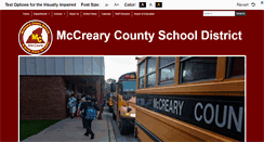 Desktop Screenshot of mccreary.kyschools.us