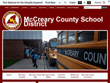 Tablet Screenshot of mccreary.kyschools.us