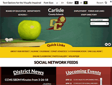 Tablet Screenshot of carlisle.kyschools.us