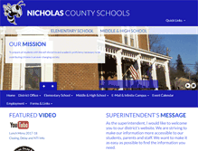 Tablet Screenshot of nicholas.kyschools.us