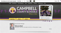 Desktop Screenshot of campbell.kyschools.us
