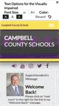 Mobile Screenshot of campbell.kyschools.us