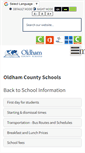 Mobile Screenshot of oldham.kyschools.us
